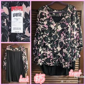 Plus size women's blouse